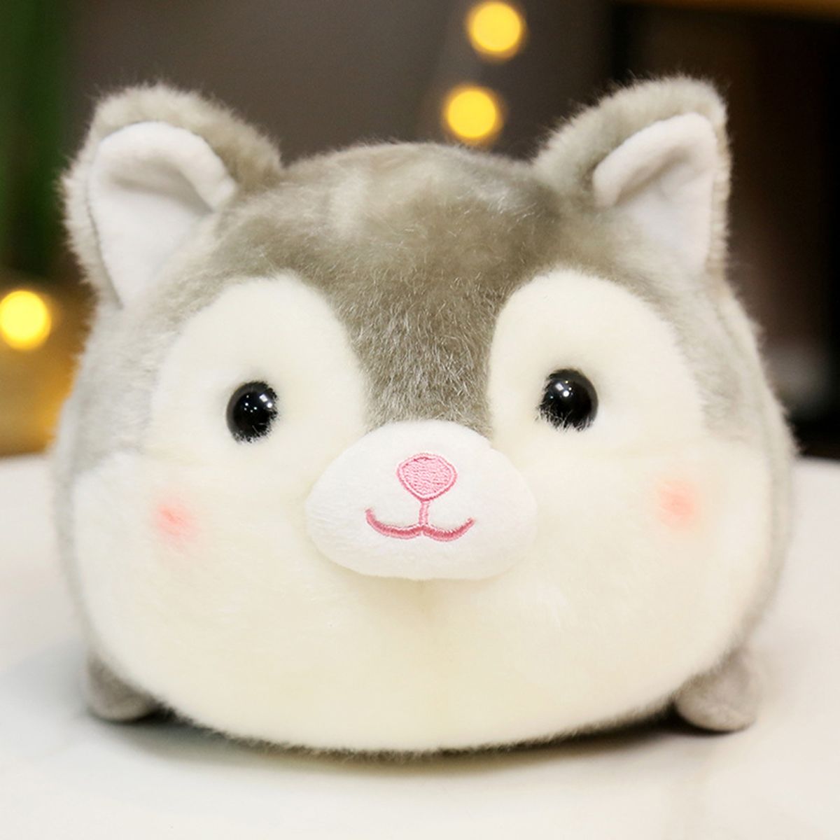 20cm Plush Doll Stuffed Animal Panda Dog Pig Cow Doll Room Decor C