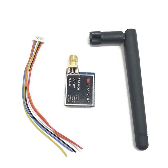 5.8G FPV 40CH 600mW Digital Display Transmitter-Black