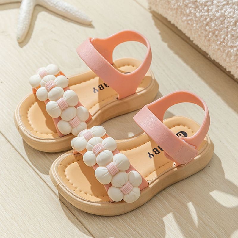 Shoes Girls Sandals Children Shoes Kids Beach Shoes Waterproof Soft Soles Velcro Shoes