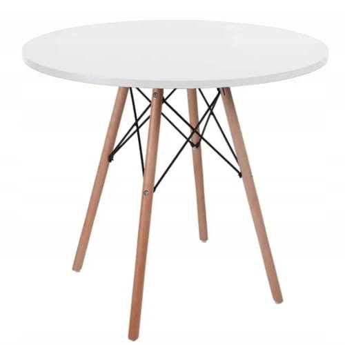 Round Wooden Bar Table