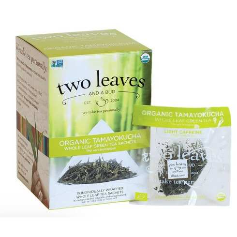 Two Leaves And A Bud Tamayokucha Green Tea Bags - 15 Sachets