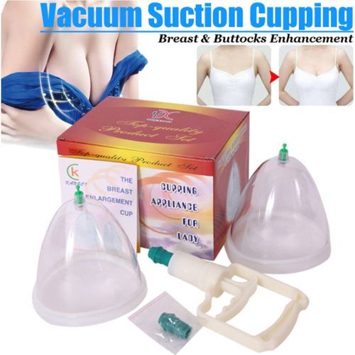 BREAST ENLARGER PUMP KIT ENHANCEMENT DEVELOPER ENLARGEMENT SYSTEM CUP SIZE CASE VACUUM SUCTION