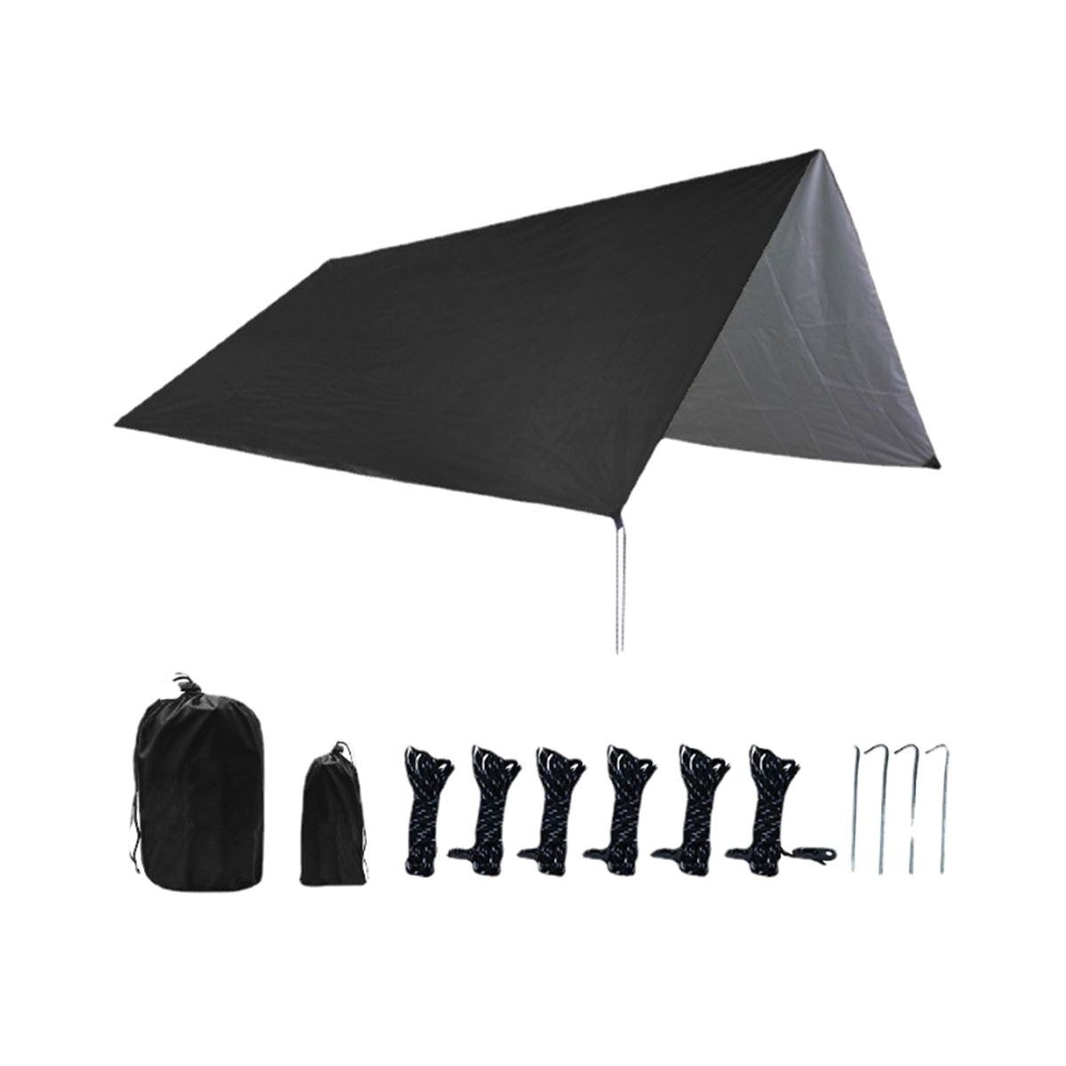 Hammock CampingTent Tarp Set -Rain Tarp for Camping Hammock Rain and Sun Shade Waterproof for HouseholdCampig Outdoor