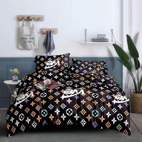 Bedsheet Duvet And Four Pillowcases