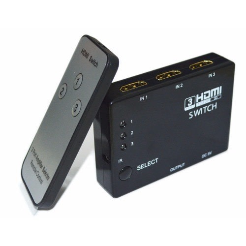 Automatic Hdmi Switcher & Selector With Remote 3 Ports