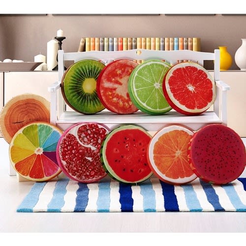 10pcs Fruits Decorative Pillows Gift Set
