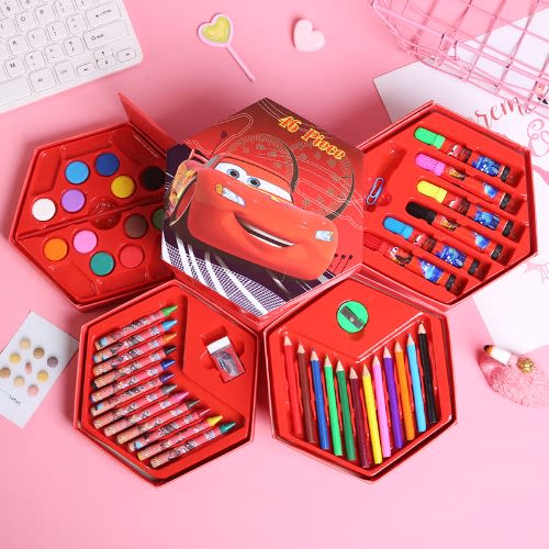 Coloring Sets - 46 Pcs For Kids