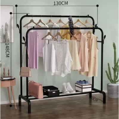 H&Q Double Pole Clothes Hanger