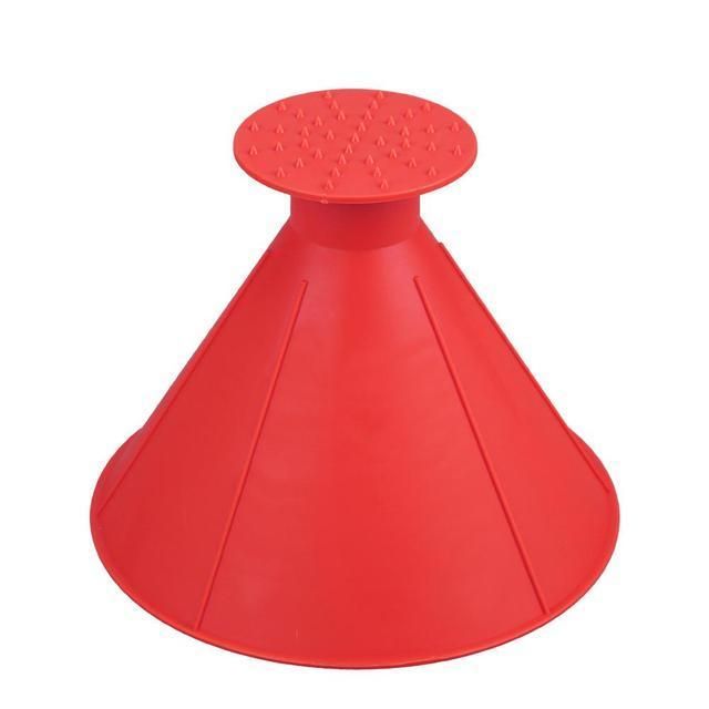 Plastic Cone Shaped Magic Car Windshield Snow Remover Shovel Ice Scraper Outdoor Windows Glass Cleaning Tool Funnel
