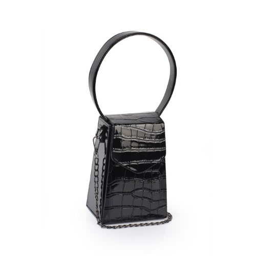 Rectangular Women Hand Bag - Black