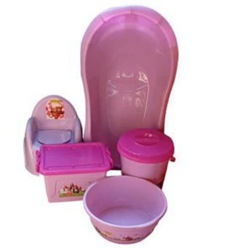 Papillon Baby Bath 5 In 1 Set-multicolor