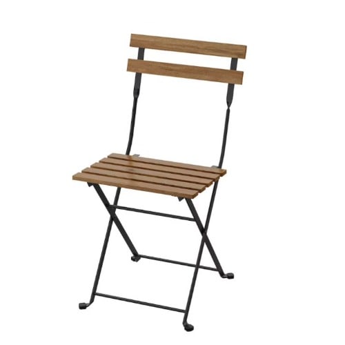 T&Auml;rn&Ouml; Foldable Chair - Black & Light Brown