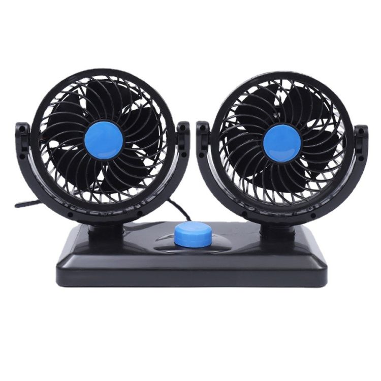 HUXIN HX-T303 Two Head Mini Electric Car Fan