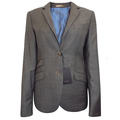 Pure Wool Single Breasted Blazer Jacket