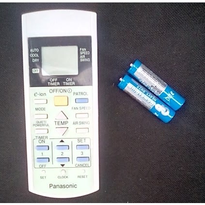 Replacement Panasonic Ac Remote Control E-ion With Battery