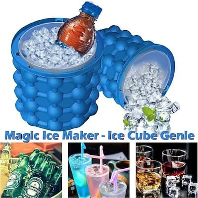 Genie Silicone Ice Cube Maker Ice Bucket Maker