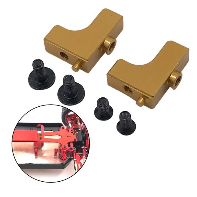 2x Servo Seat 112 Rc Car Parts Parts For Wltoys 124018 124019 Golden