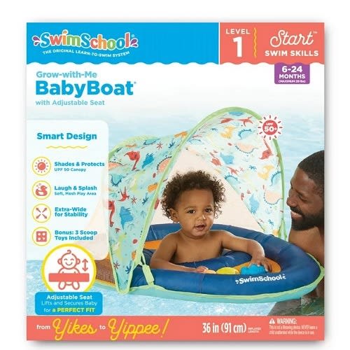 Grow With Me Baby Boat And Pool Toy - Dino