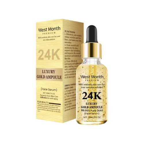24kgold Ampoule 99.99% Gold Silky Face Serum