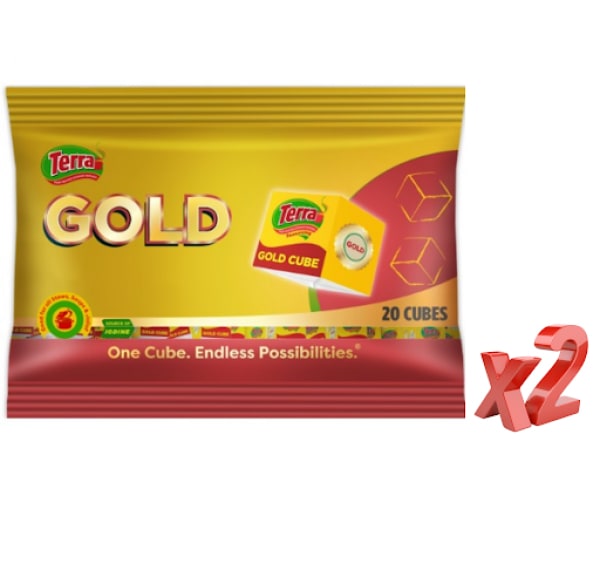 Terra Gold Seasoning Cube - 20Cubes x2