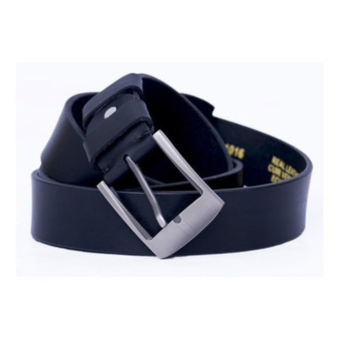Men's Leather Belt - Black
