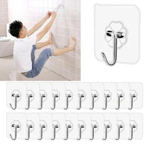 Self-adhesive Hook Hanger 12pcs