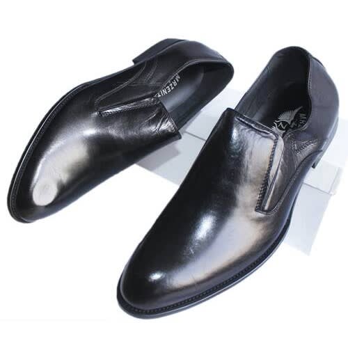 Leather Shoe For Men - Black