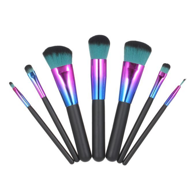 7 Pcs Makeup Brushes Colorful Makeup Brush Cosmetic Makeup-7PCS