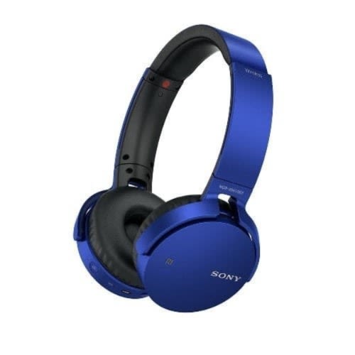 Bluetooth Headphones With Extra Bass - Blue