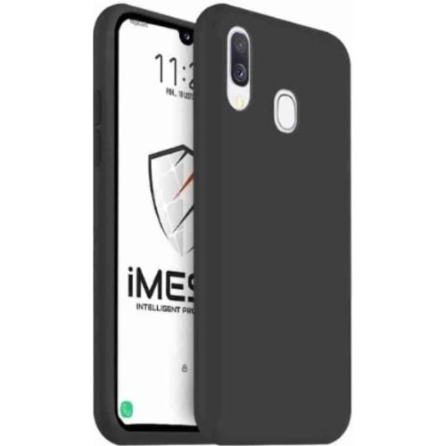 Silicone Back Cover Case For Samsung A30-black