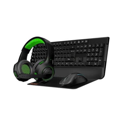 Gaming Set 4 - in - 1 - Keyboard Mousepad Mouse  Headphone
