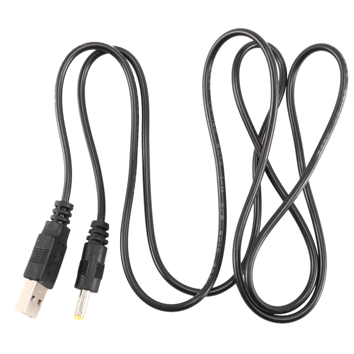 High Speed USB 2.0 A Male to DC 4.0mm x 1.7mm Power Cable 3F