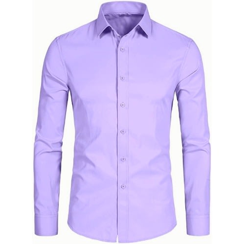 fitted lace wedding dress Hisdern Lavender Shirt Set