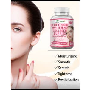 Glutathione Whitening Collagen Gummies - 60 gummies