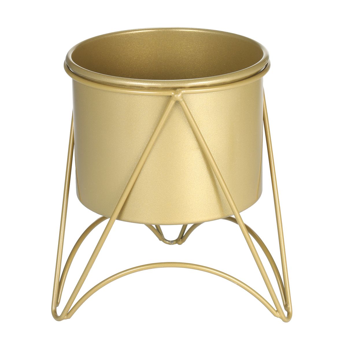 Flower Plant Pot With Stand Gold Metal Plant Pot With Gold