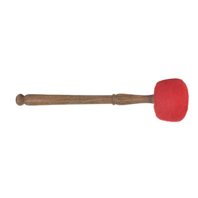 Durable Handmade Wool Felt Hammer Stick Red For Tibetan Singing Red