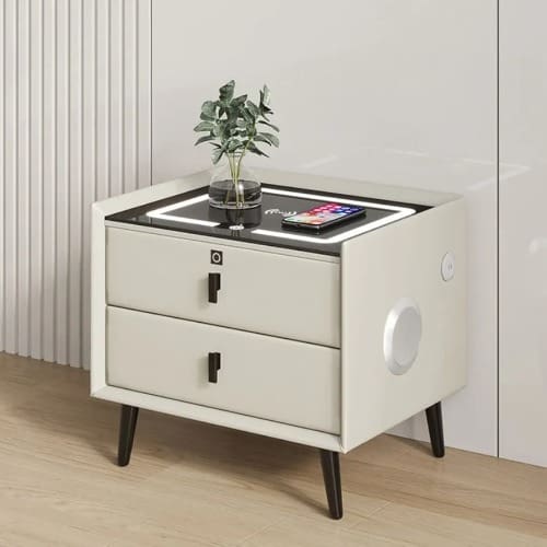 Smart Bedside Table With Drawers