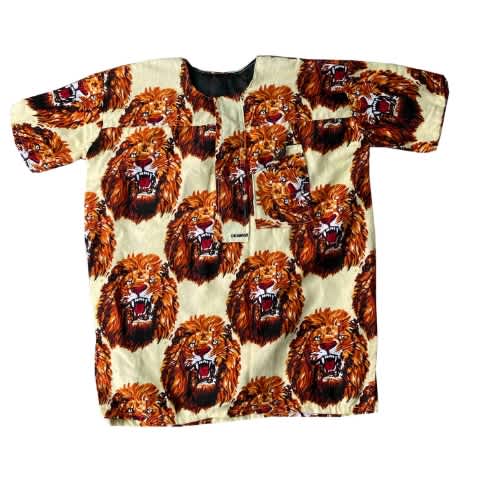 Isi Agu - Igbo Traditional Top- Multicolor  For Boy