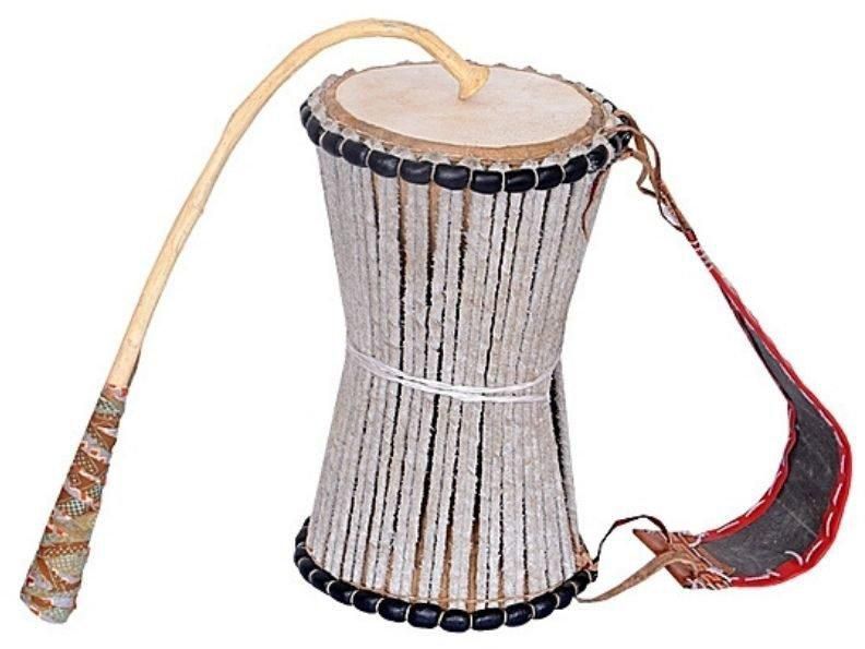 Authentic Nigeria Talking Drum (Gangan)  With Stick