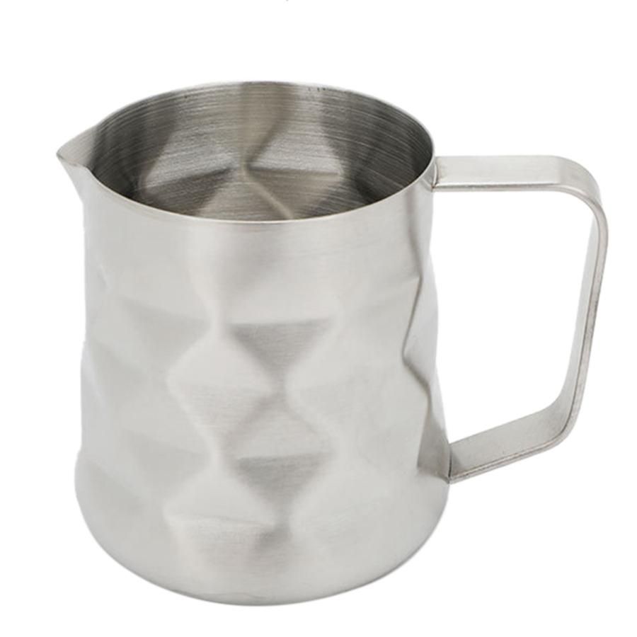 600Ml Stainless Steel Prismatic Designed Milk Frothing Milk