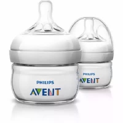 Natural Feeding Bottles - 60ml X 2