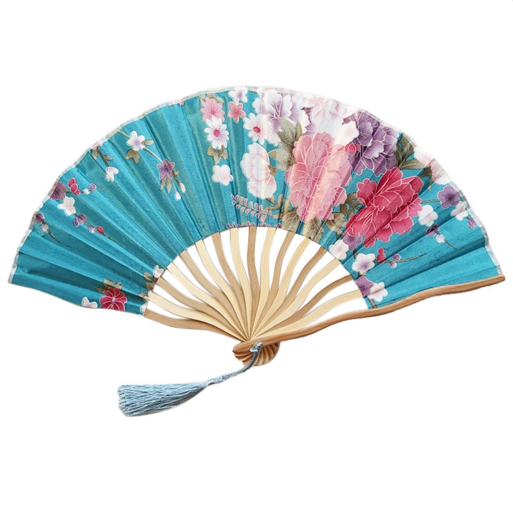 Hand Carved Decor Party Held Wedding Bamboo Fan Folding Hand Chinese Fragrant Dance Gifts Style Fans Flower Pocket 2019 Vintage