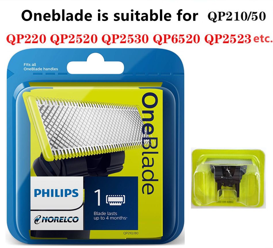 Original Philips OneBlade Replacement Blade Head,Adapts To