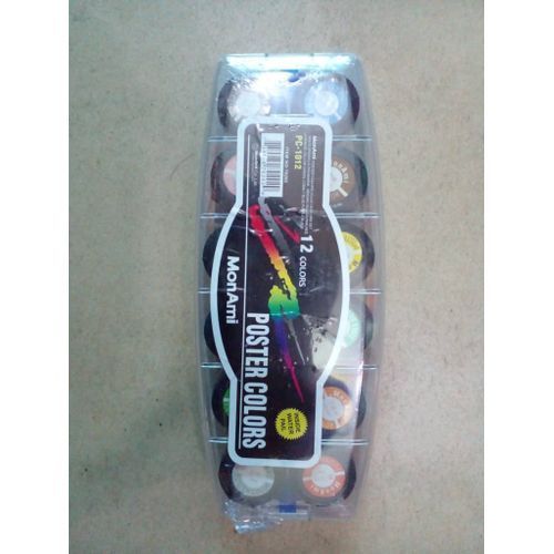 12 PIECES (12 COLORS) POSTER COLOR