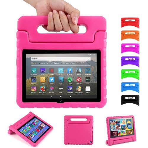 Fire -7" -1GB RAM - 16GB ROM - Storage Educational Tablet With Alexa+ Pink Flexible Proof