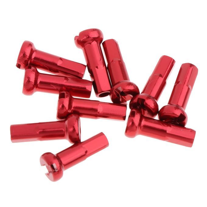 10 Count Bike 14G Spoke Nipples End Caps Ends MTB Road Bicycle Red