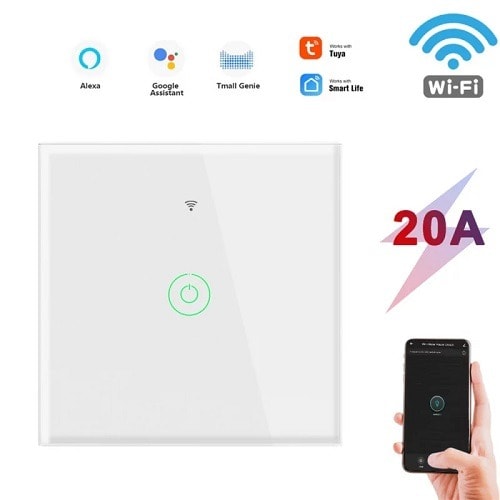 20amp Smart Wifi Switch For Ac And Water Heater