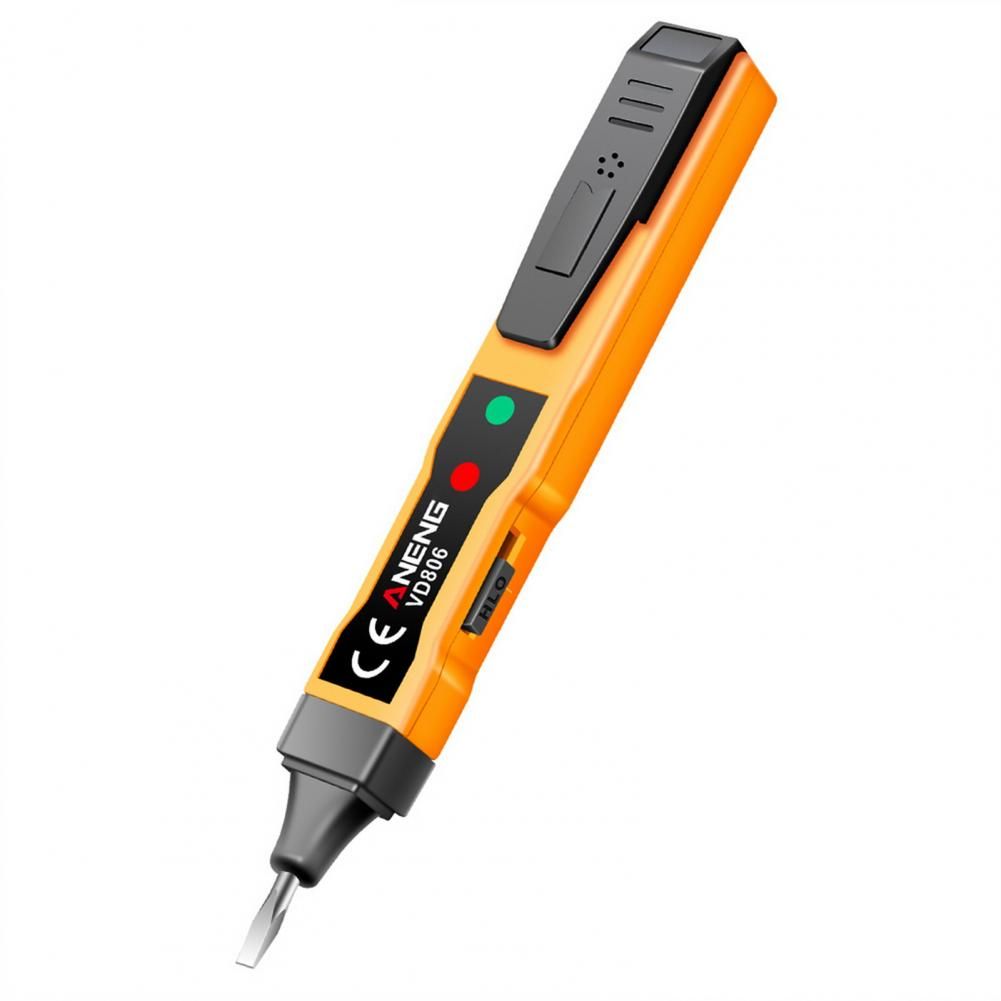 VD-806 Electrical Pen Sensitive Sound-light Alarm Electric Pen Tester Self-test Contact-free AC Voltage Detector For Electrician