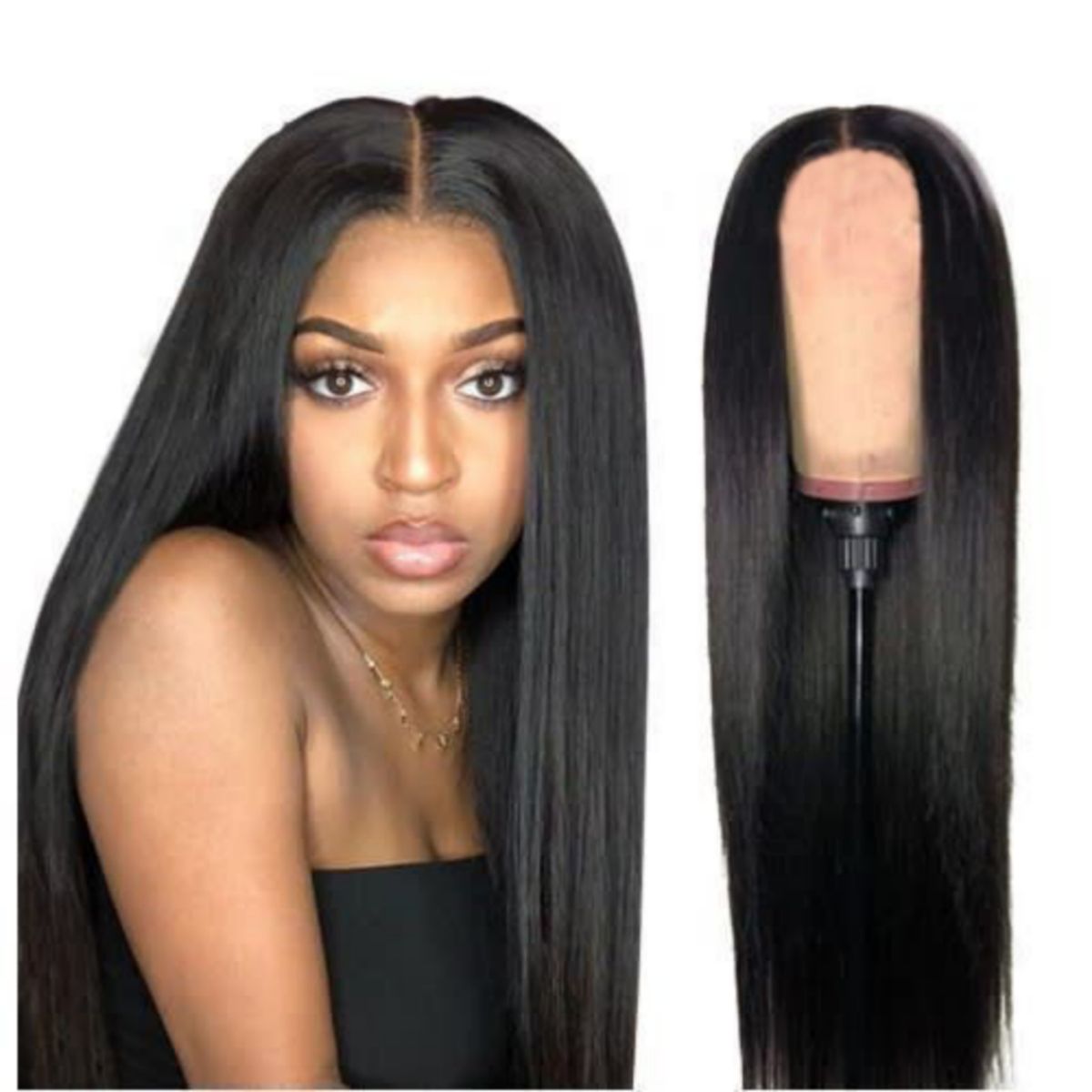Lush Bone Straight Lace Closure Hair Wig