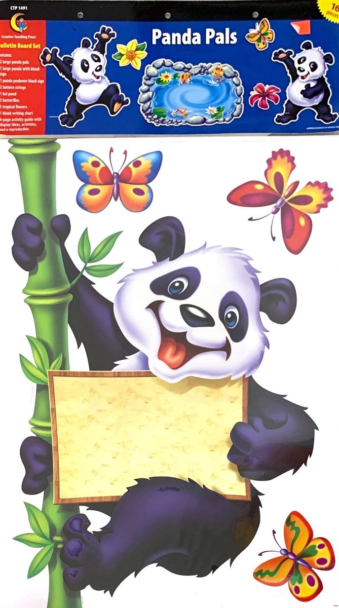 CREATIVE TEACHING PRESS BIG BULLETIN BOARD SET: PANDA PALS
